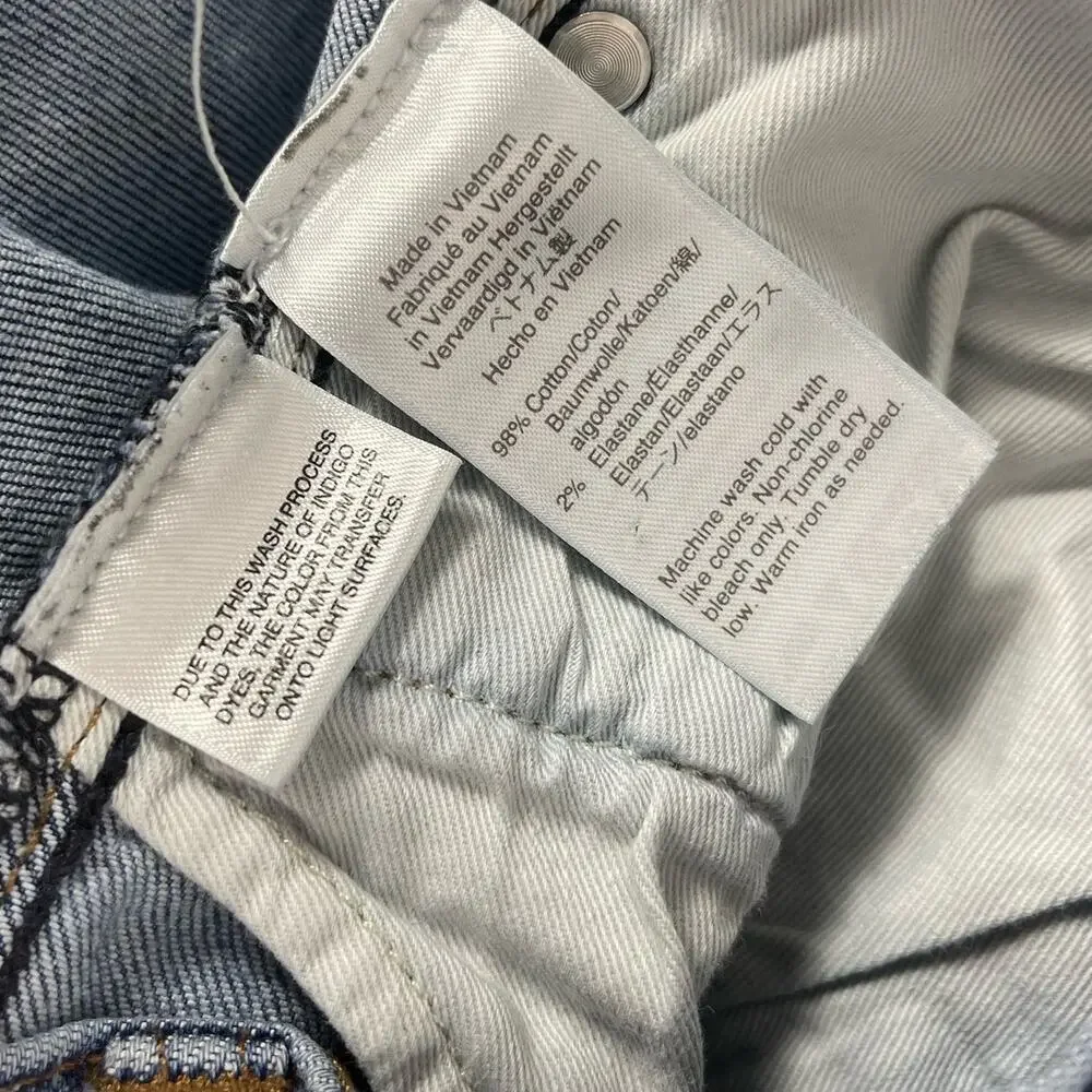 J. Crew 484 Slim Men's Light wash Distressed Jeans Size‎ 32X32
